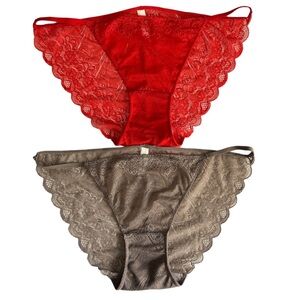 Madewell lace string bikini J5113 two pair